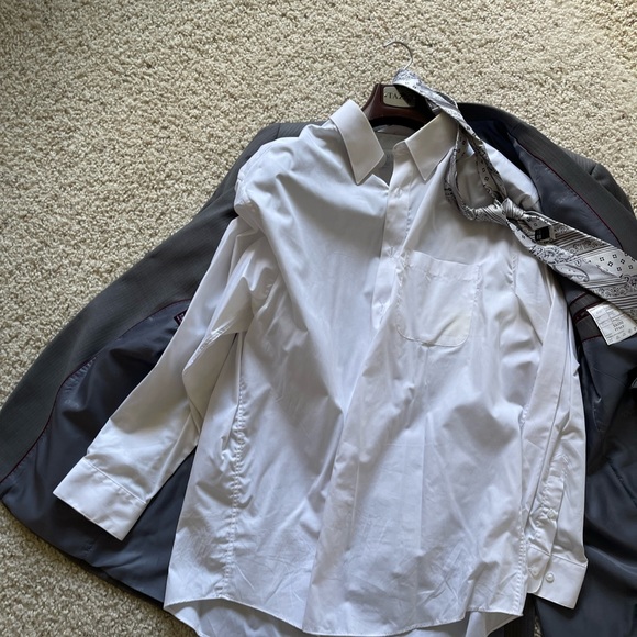 Men’s Tazio pinstripe suit with shirt and tie - Picture 7 of 14